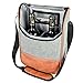 Frehore® Wine Leather Tote Cooler Insulated Bag - Luxury 2 Bottle Carrier Design For Lunch/Travel - Idea Gift For Women/Man (Reserve Place For Corkscrew Opener, Dark Brown)