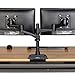 Vari Dual-Monitor Arm 180 Degree - Easy Installation - Perfect for Tight Spaces (up to 27