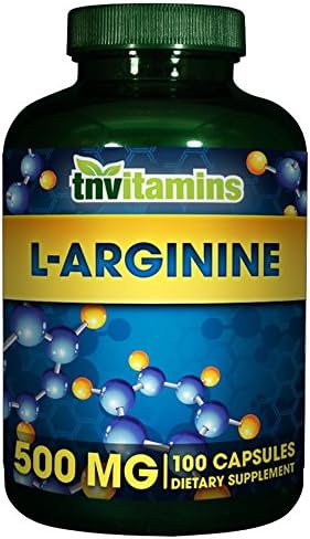 L Arginine 500 Mg by TNVitamins 100 Capsules