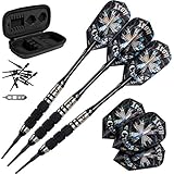 Viper Desperado 80% Tungsten Soft Tip Darts with Storage/Travel Case: Iron Cross, 18 Grams