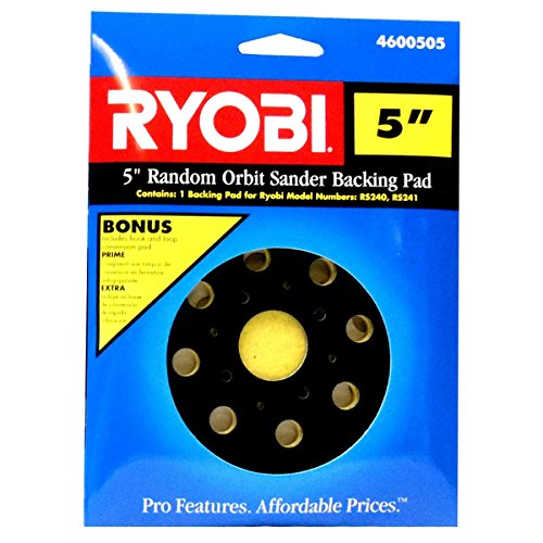 Ryobi 5" Random Orbit Sander Backing Pad 4600505 for Rs240, Rs241