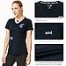 Baleaf Women's Workout V-Neck T-Shirt Short Sleeve Moisture Wicking Running Tops