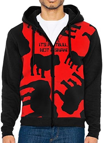 Relax It's A Pitbull Not A Snake Mens Sweatshirt Long Sleeve Hoodie