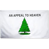 ANJOR 3x5 Fts An Appeal to Heaven Flag - Pine Tree Flags