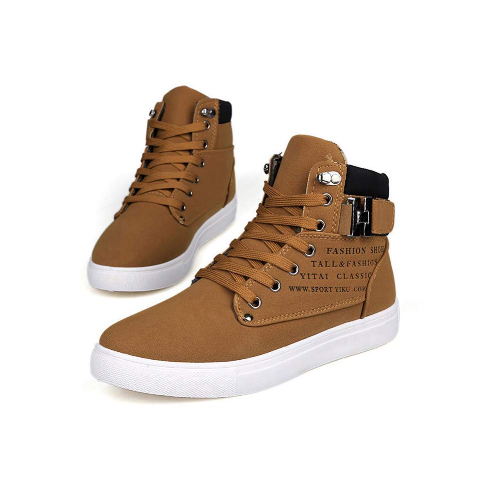 casual high top suede sneakers