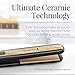 Remington S6501 1″ Ultimate Ceramic Flat Iron with Protection Against Frizz, Smooth Glide Hair Straightener, High Heat and Temperature Lockthumb 1