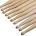 ROSENICE 7A Maple Drum Sticks Drum Accessories Multi Color for Kids Children 5 Pairs