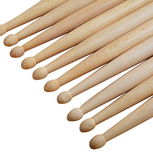 image for ROSENICE 7A Maple Drum Sticks Drum Accessories Multi Color for Kids Ch