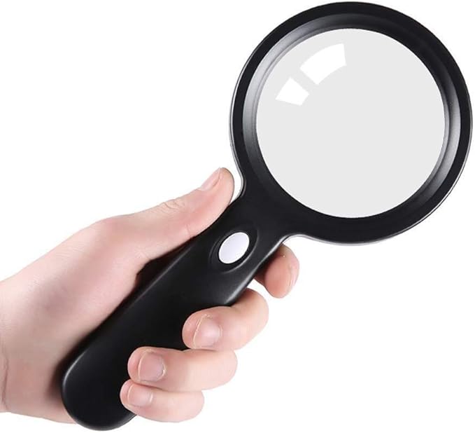 RRHMagnifiers for visually impaired Handheld Magnifying Glass, 10x