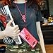 OCYCLONE Galaxy S8 Case, Glitter Luxury Cute Phone Case for Women Girls with Kickstand, Bling Diamond Rhinestone Bumper with Ring Stand Compatible with Samsung Galaxy S8 Case for Girl Women - Red
