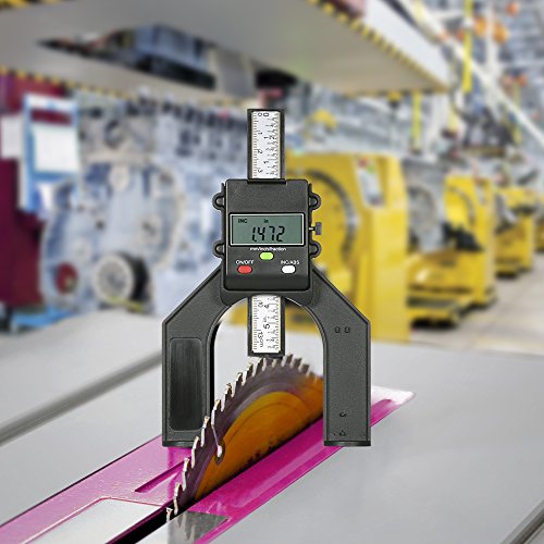 KKmoon 0-130mm Digital LCD Display Height Gauge Depth 