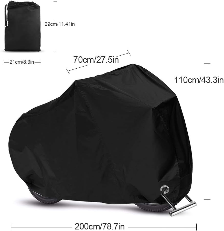 200x70x110cm otumixx Copertura Bici Telo Copribici Bicicletta