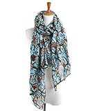 Cool Animal Printed Scarf Fashion Cute Womens Sheer Scarves Wrap - Cartoon Owl