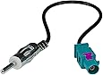 Adattatore per Antenna Autoradio, Doppio Adattatore Antenna Fakra Z a