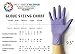 Infi-Touch Disposable Gloves, Steel Blue Heavy Duty Nitrile Gloves, 9.5