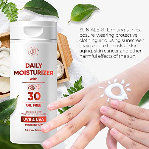 Every Day Moisturizer for Face and Neck with SPF30, Enriched with Vitamin C&E and Z - Cote, Lightly Hydrate Your Skin, Providing Protection From the Sun and Free Radical Damage, For All Skin Types