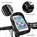 Bivilictek Bicycle Phone Bracket Mount Bag, Cycling 360° Rotatable Frame Bike Handlebar Bag with Waterproof Touch Screen and Front Visor for Phone Below 6″ Screenthumb 2
