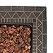 Endless Summer 30 Inch 30,000 BTU LP Gas Outdoor Propane Gas Lava Rock Patio Space Fire Pit Table with Slate Tile Mantel, Brown