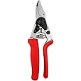 Felco Pruning Shears (F 12) - High Performance Swiss Made One-Hand Garden Pruner with Steel Blade