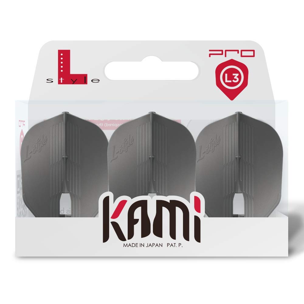 L-Style Champagne Flight Kami Shape, Silver Grey