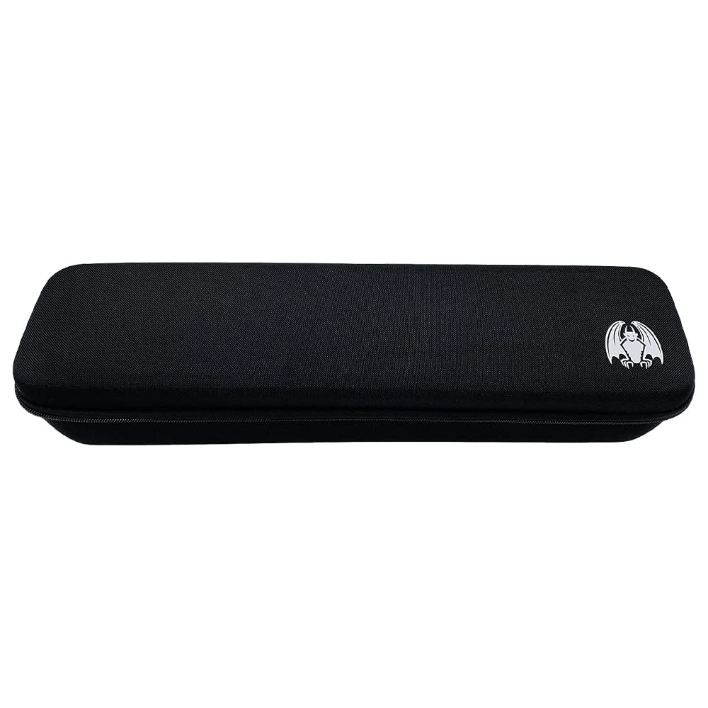Grinning Gargoyle Collector Card Carry Case with Wrist and Shoulder Strap - Premium Portable Card Game Travel Case - Holds up to 1350 Cards or Multiple MTG Deck Box - Organise and Protect (Black)