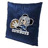 Dallas Cowboys NFL and Disney's Mickey Mouse Plush Toss Pillow (16in x 16in)