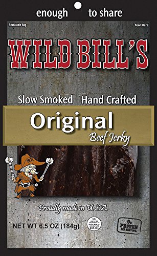 Wild Bills Beef Jerky, Hickory Smoked, 6.5-Ounce