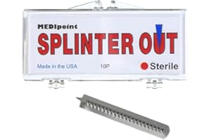 Medipoint MP76512 Splinter-Out Splinter Remover, Standard, Steel (Pack of 10)