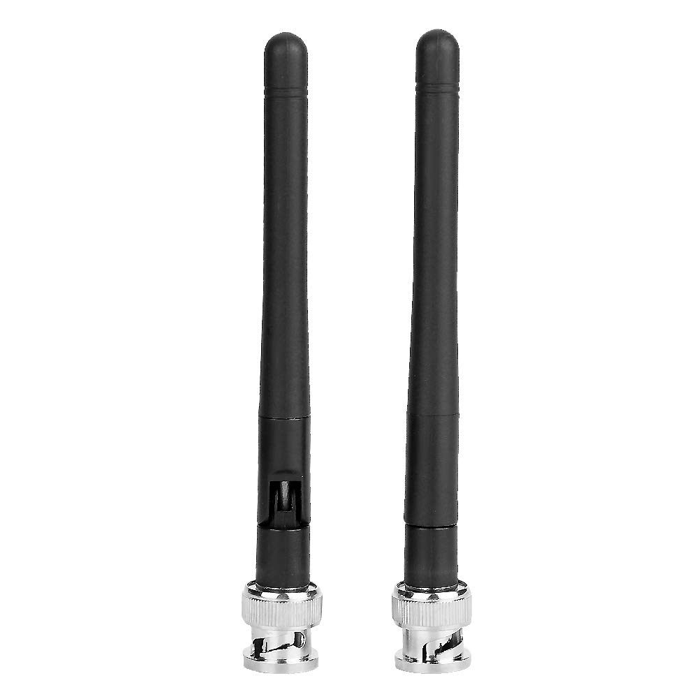 EBTOOLS UHF Antenna with BNC Connector - Replacement for EW100, EW300, EW500, G3 Receivers - Black - 780-830MHz - 11.5cm/4.5inches