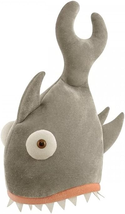 Shark Bite Hat Animal Hat by HENBRANDT One Size Plush Party Accessory