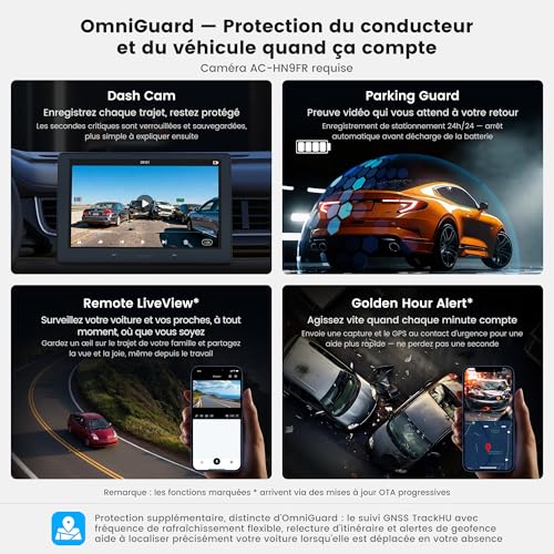 ATOTOOUT Car Radio 2 DIN 10.1 Inches, QLED Touch Screen 4GB+64GB, Wireless CarPlay, Android Auto, Android with 4G/Wi-FI/BT/USB, DSP, GPS and Parkmonitor, LRV, HDMI-EIN-/Ausgang, FM/RDS