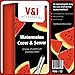 Watermelon and Cantaloupe Cutter Slicer Tongs. Premium Quality Stainless Steel Watermelon Corer and Server. Ergonomic, Efficient and Durable. A Clever Cutter by V & I Accessories
