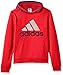 adidas Boys' M Athletic Pullover Hoodie, Scarlet Block