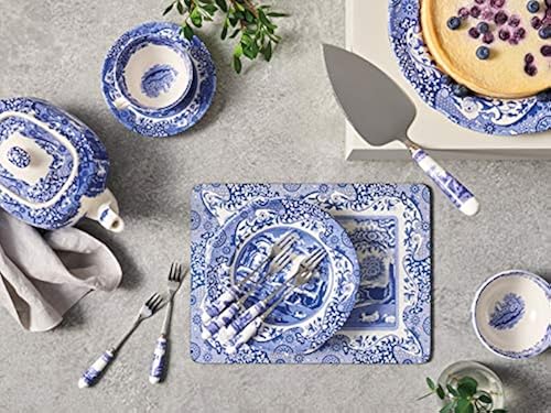 Spode Blue Italian Dinner Plates Set of inch Dinner