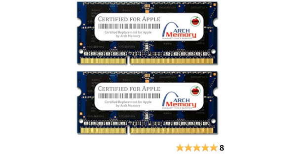 Amazon Com Arch Memory Replacement For Apple 4 Gb 2 X 2 Gb 4 Pin Ddr3 So Dimm Ram For Macbook Pro Mb786g A Office Products