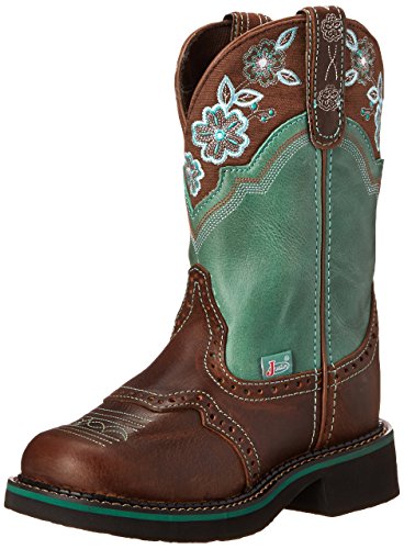 Justin Boots Women's Gypsy Collection 11" Soft Toe Boot,Tan Jaguar/Tira Turquoise,5 B US