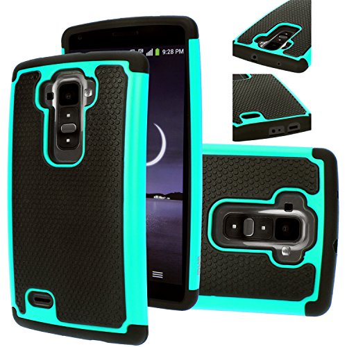 UPC 813652023071, LG G FLEX 2 Case, FLEX 2 Defender case, E LV LG G FLEX 2 Case Full Body Hybrid Armor Protection Defender Case Cover - Dual Layer Armor Protective Case Cover for LG G FLEX 2 - TEAL