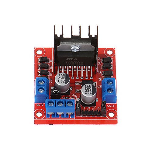Anmbest 5PCS L298N Dual H Bridge DC Stepper Motor Driver Controller Board Module for Arduino Smart Car UNO R3 Raspberry Pi Mega2560