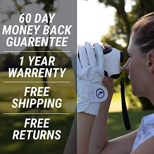 Blue Tees Golf Laser Rangefinder with Pinseeker | 7x Magnification, 600 Yard/Meter Range Finder for Golf with CR2 Battery | Tournament Legal - Thumbnail 6