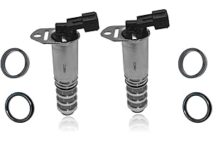 AMCC VVT Solenoid 2PCS Intake&Exhaust Camshaft Position Actuator Solenoid Valve Kit Compatible solenoid with BMW N55 N63 N74 S55 S63 135i 235i 335i 435i 535i 740i M3 M4 X3 4 5 6 Replaces#11368605123