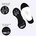 No Show Socks Women Non Slip No Show Liner Socks Thin Low Cut Breathable Socks Boat Socks with Gel Tab for Flats High Heels - 2 Pairs