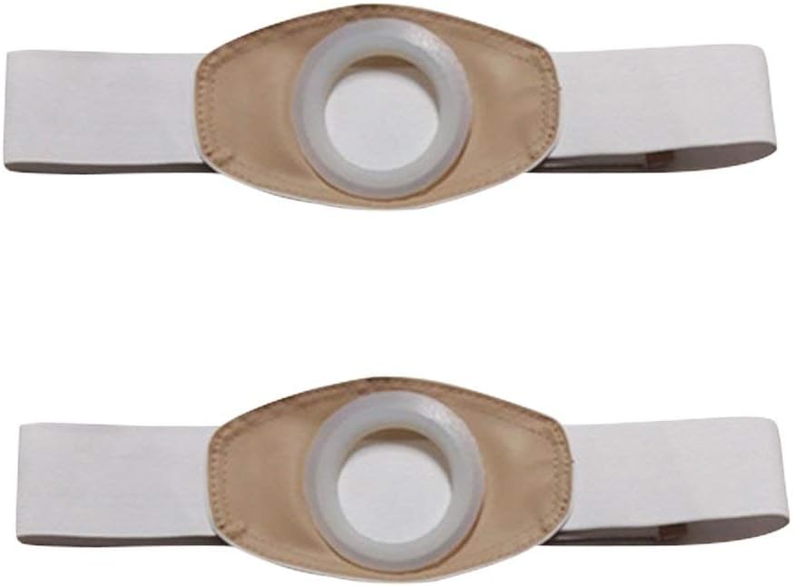 LJXiioo 2 Packs Ostomy Hernia Belt Colostomy Abdomen Tape Silicone Unisex Stoma Support Abdominal Binder