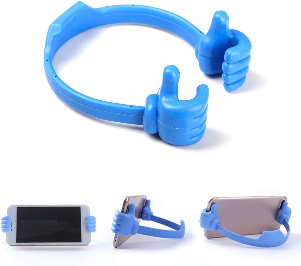 YuCool 4 Packs Mens Valentines Gifts for Boys Him Her Boyfriend Thumbs Up Cell Phone Stands,Adjustable Flexible Cellphone Tablet Stand for Desk Funny Husband Valentines Day Gift Son Girls - Image 3