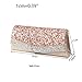 Timberlark Stylish Lady Bling Handbag Evening,Party Bag Wedding Wallet Purse Shoulder Bag (Rose Gold)