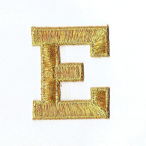 Alphabet Letter - E - Color Gold - 2