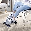 Mini Exercise Bike Pedal Exerciser Arm Leg Trainer Cycle Exercise Bike Silver