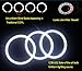 YINTATECH 2 X 80mm HID White 93 COB LEDs for Angel Eyes Halo Ring Headlight & Fog Housing Lamp DC 12V