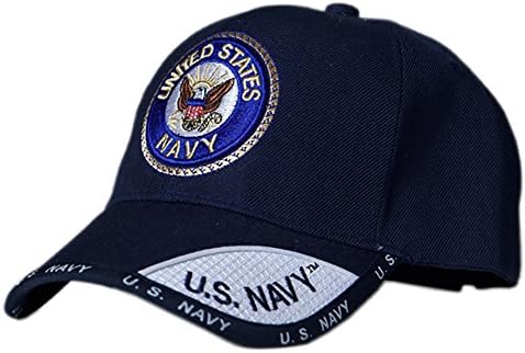US Honor Official Embroidered Shadow Navy Round Logo Baseball Caps Hats