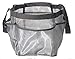 Quick dry nylon Shower caddy mesh net 7 pockets tote organizer glamour bag 2 handles Bigger Size ~10 in x 8 in x 8 in for College dormitory bathroom accessories gym condo beach baby diaper bag - SILVER GREY