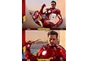 Hot Toys Marvel Iron Man 2 Iron Man Mark IV Diecast Figure with Suit-up Gantry 1/6 Scale Figure Set